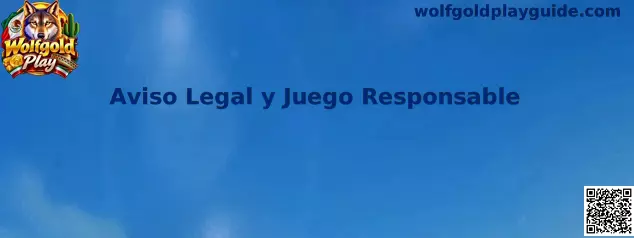 Aviso legal y juego responsable de Wolfgold Play
