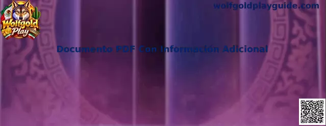 Guía visual sobre Documento PDF Con Información Adicional de Wolfgold Play