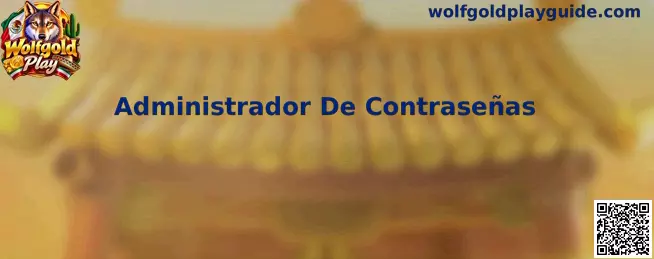 Administrador De Contraseñas en Wolfgold Play