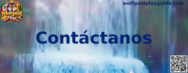 Página de contacto y soporte de Wolfgold Play