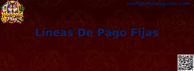 Diagrama ilustrativo de Líneas De Pago Fijas sobre los carretes de Wolfgold Play