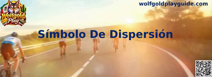 Representación visual del Símbolo De Dispersión de Wolf Gold con paisaje de cañón