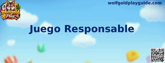 Información sobre juego responsable en Wolfgold Play