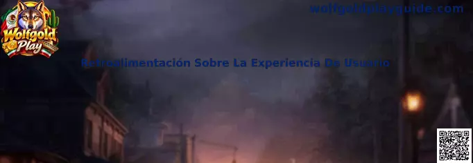 Ilustración sobre retroalimentación y experiencia de usuario en Wolfgold Play