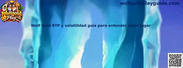 Imagen informativa sobre Wolf Gold, su RTP teórico y la volatilidad de la tragamonedas